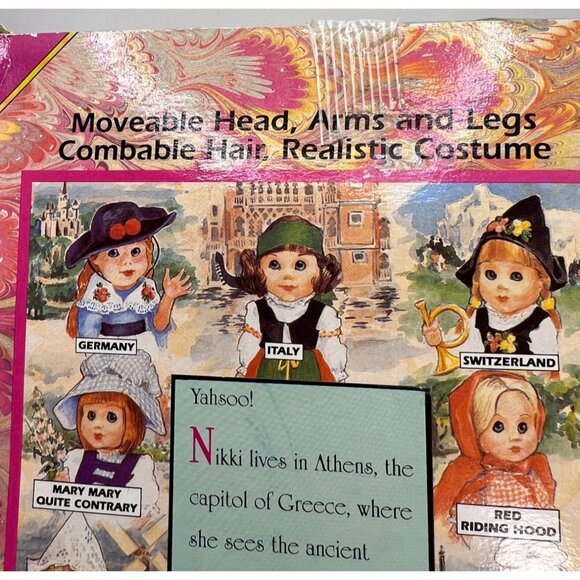 Bookcase collectable Doll, New Bright Collection Greese Girl - Picture 5 of 7